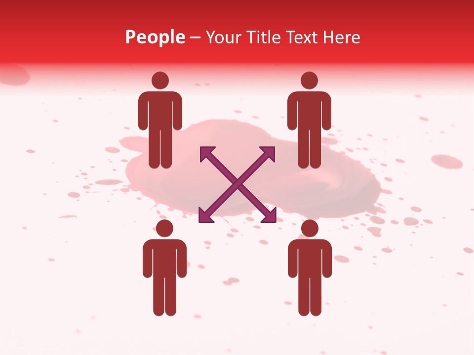 Drop Blood Run PowerPoint Template