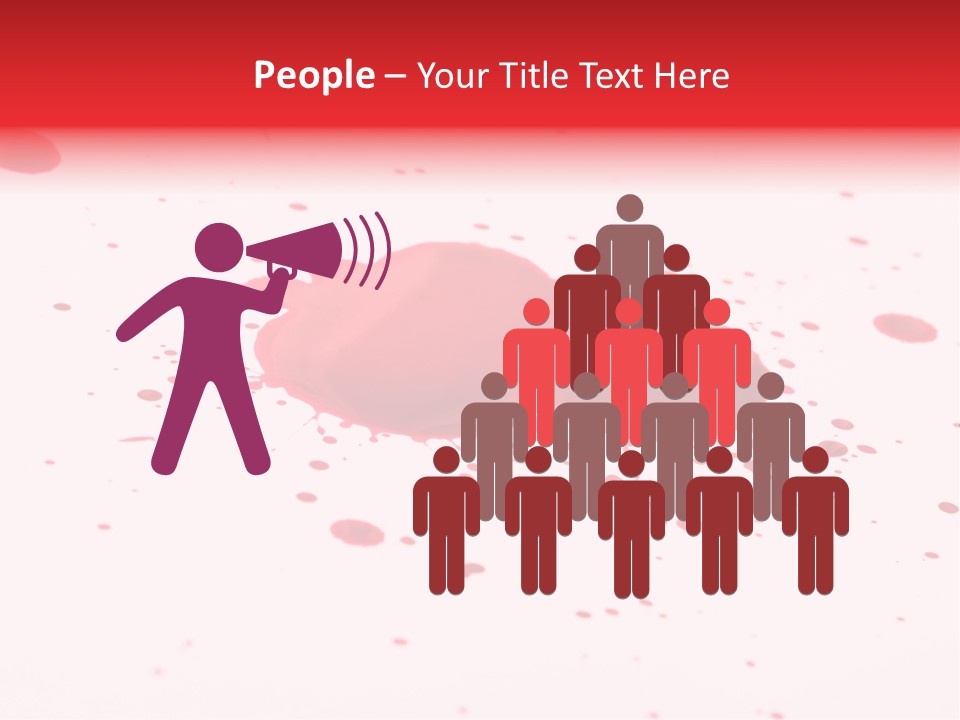 Drop Blood Run PowerPoint Template