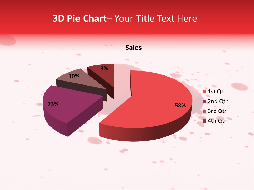 Drop Blood Run PowerPoint Template