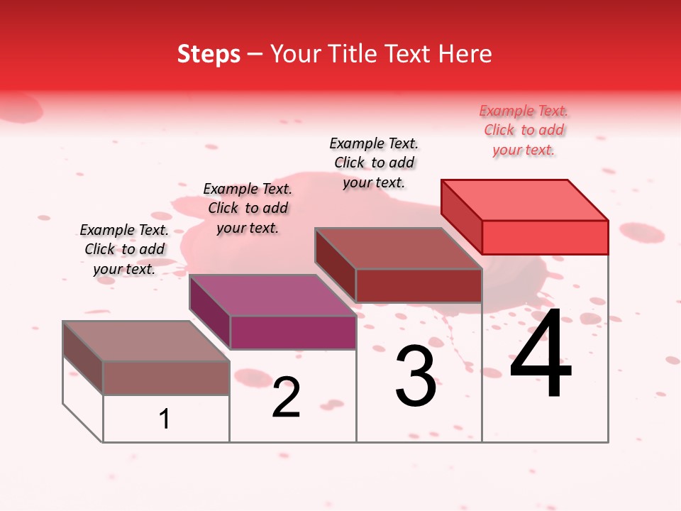 Drop Blood Run PowerPoint Template