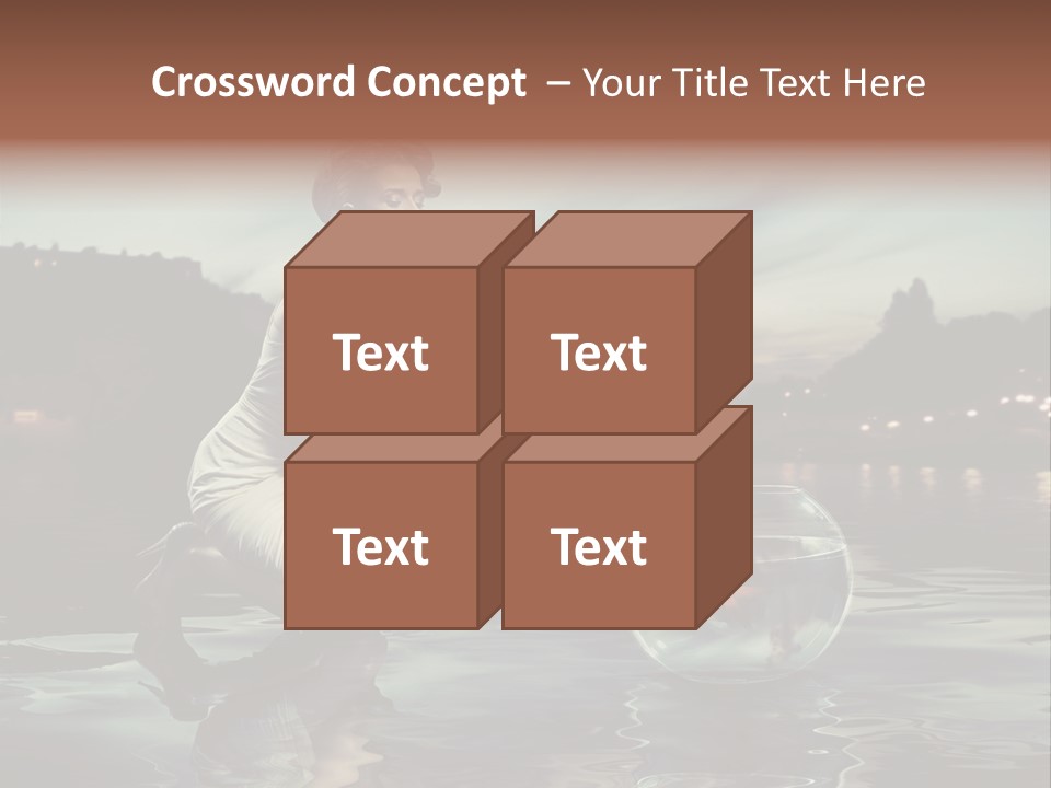 Nature Model Beach PowerPoint Template