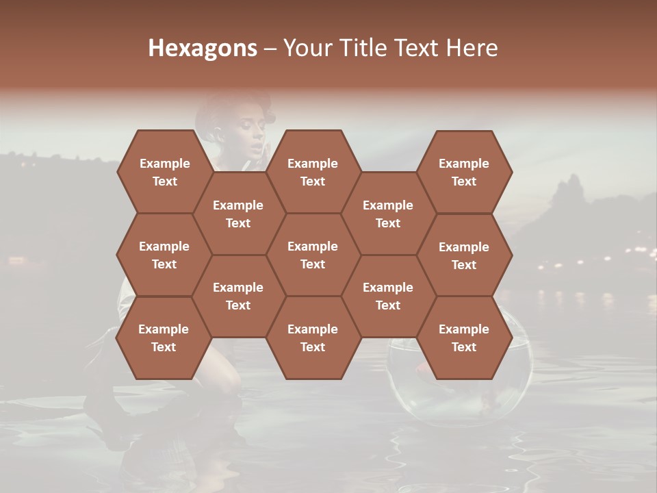 Nature Model Beach PowerPoint Template