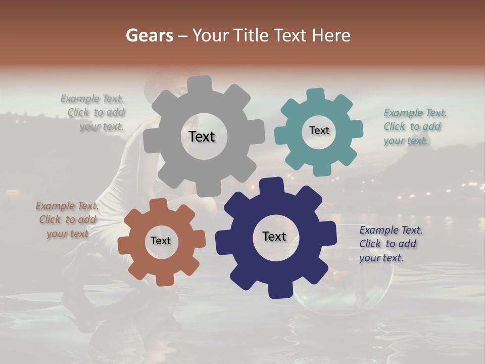 Nature Model Beach PowerPoint Template