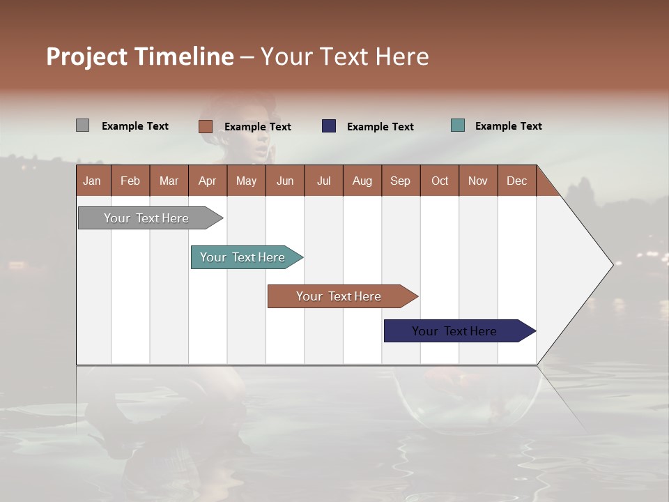Nature Model Beach PowerPoint Template