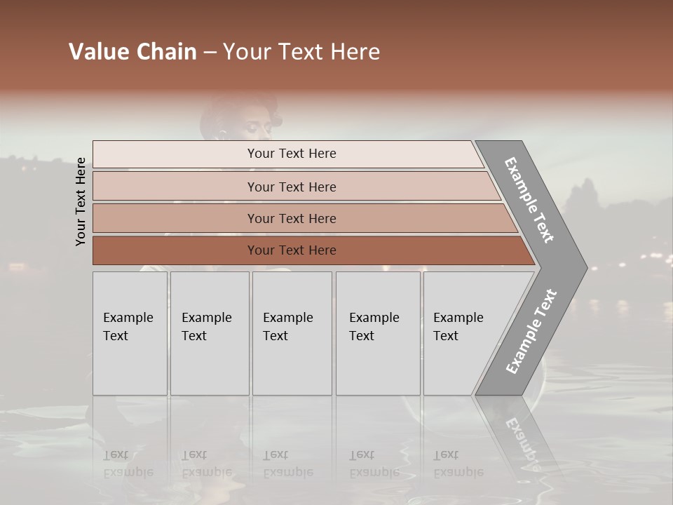 Nature Model Beach PowerPoint Template