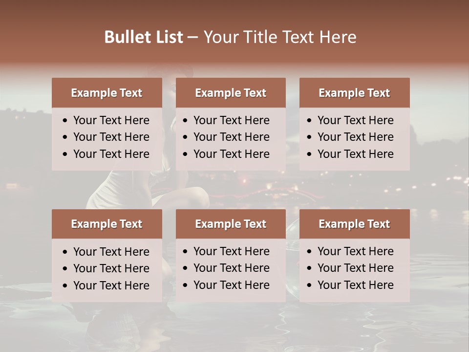 Nature Model Beach PowerPoint Template