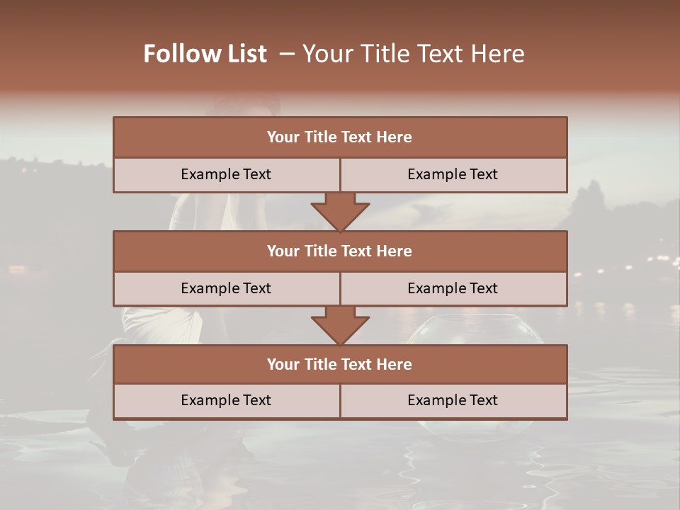 Nature Model Beach PowerPoint Template