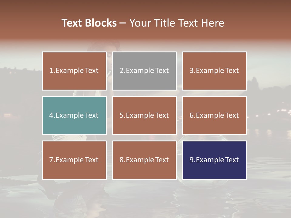 Nature Model Beach PowerPoint Template