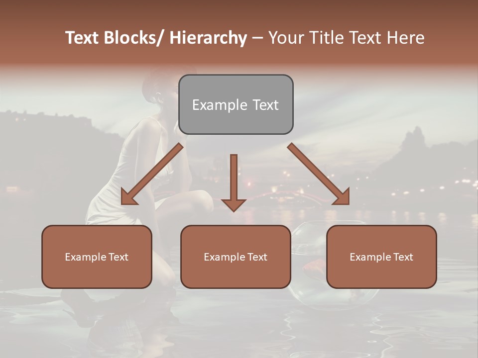 Nature Model Beach PowerPoint Template
