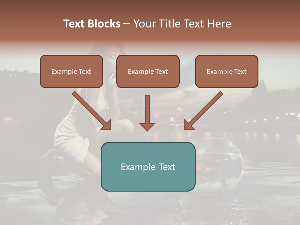Nature Model Beach PowerPoint Template