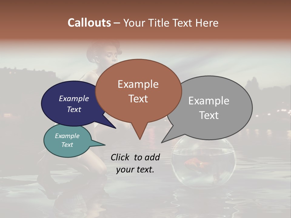 Nature Model Beach PowerPoint Template