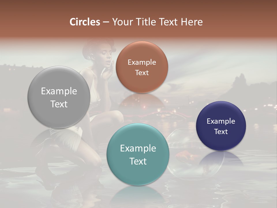 Nature Model Beach PowerPoint Template