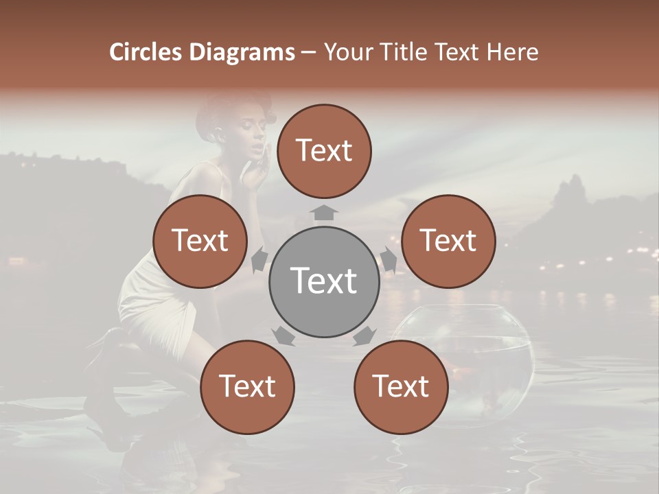 Nature Model Beach PowerPoint Template