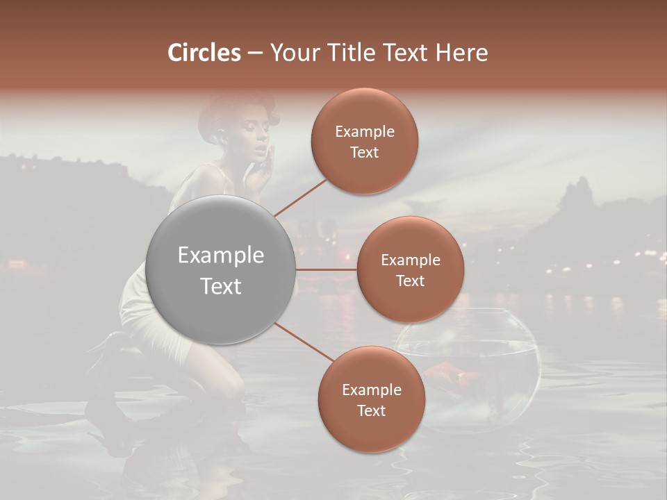 Nature Model Beach PowerPoint Template