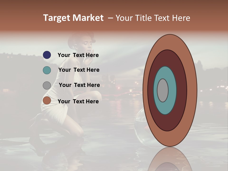 Nature Model Beach PowerPoint Template