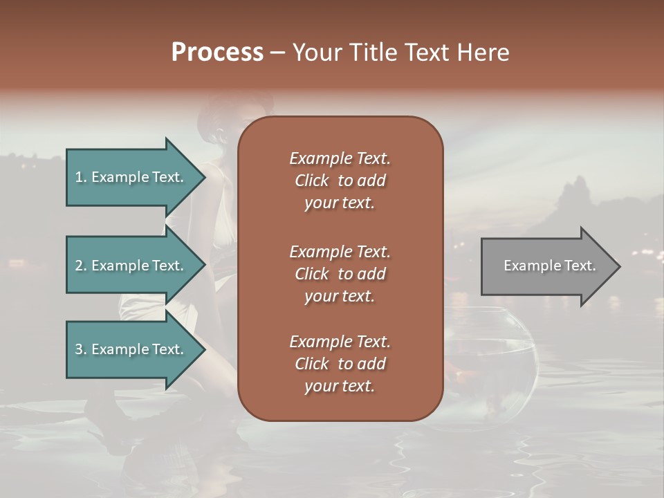Nature Model Beach PowerPoint Template