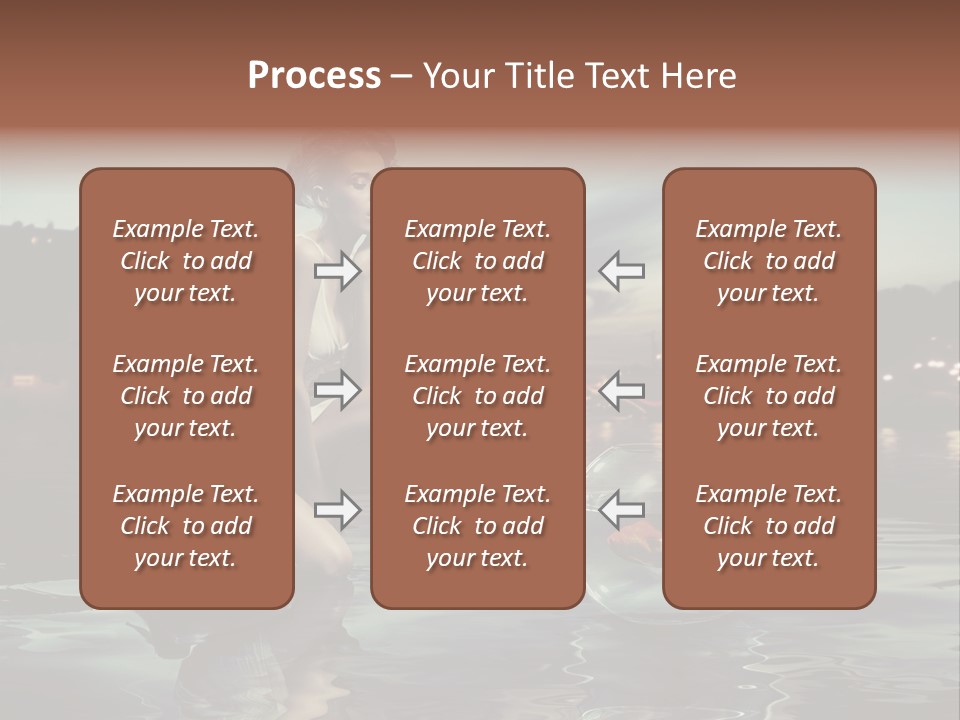 Nature Model Beach PowerPoint Template