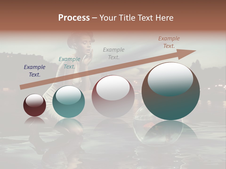 Nature Model Beach PowerPoint Template