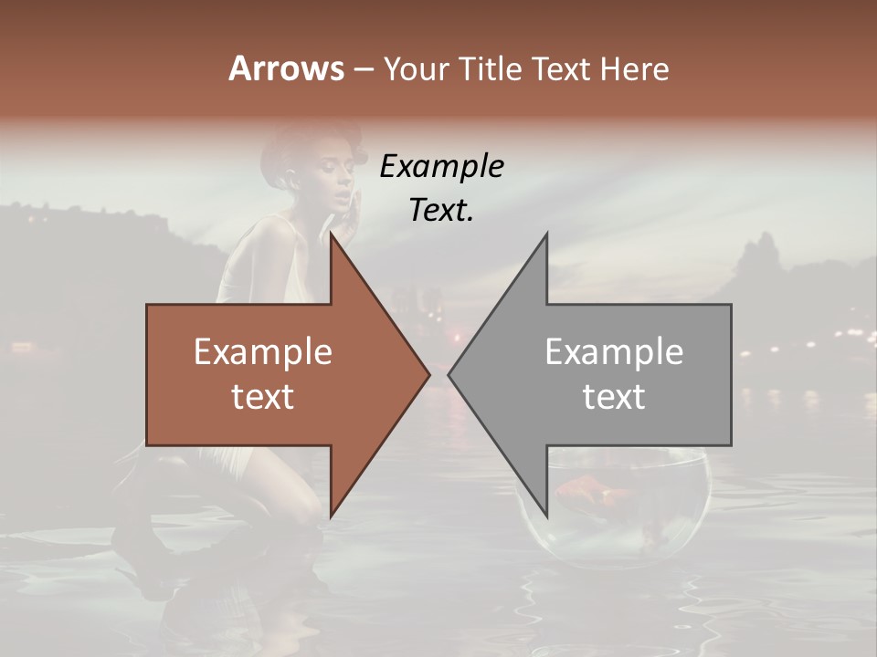 Nature Model Beach PowerPoint Template