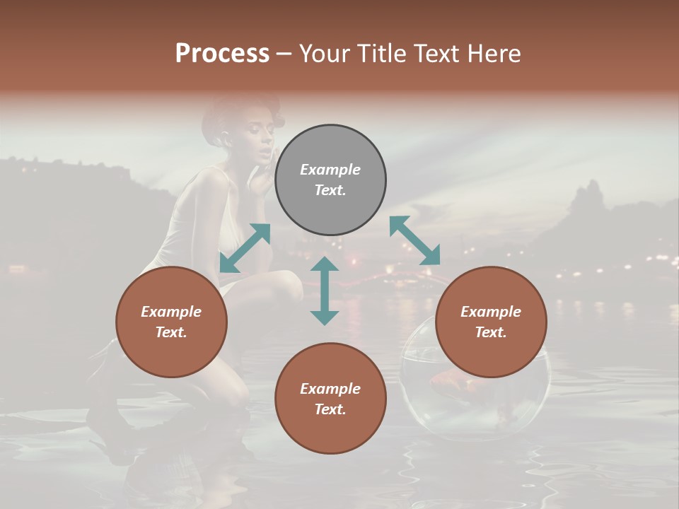 Nature Model Beach PowerPoint Template