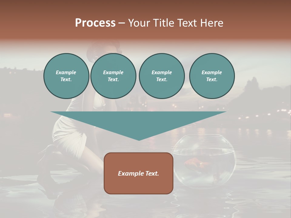 Nature Model Beach PowerPoint Template