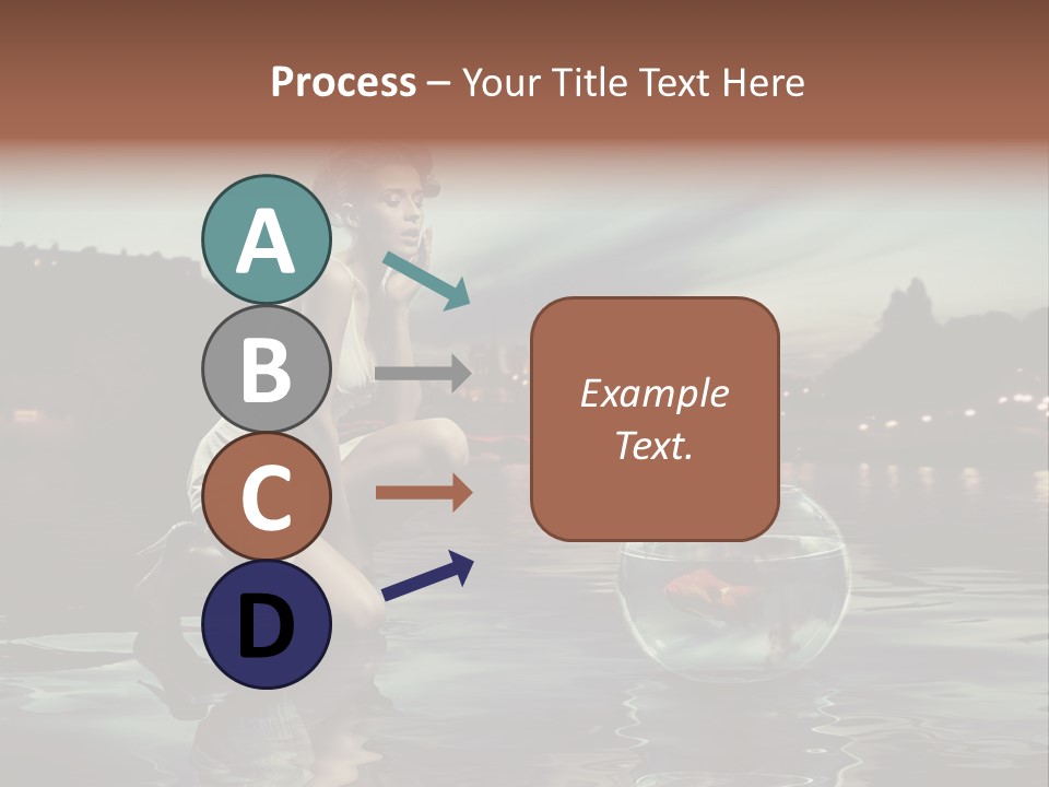 Nature Model Beach PowerPoint Template