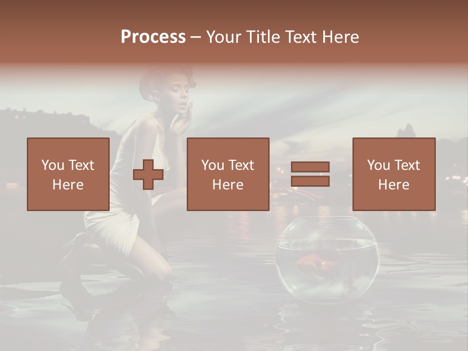 Nature Model Beach PowerPoint Template
