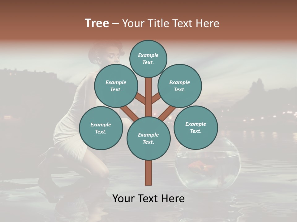 Nature Model Beach PowerPoint Template