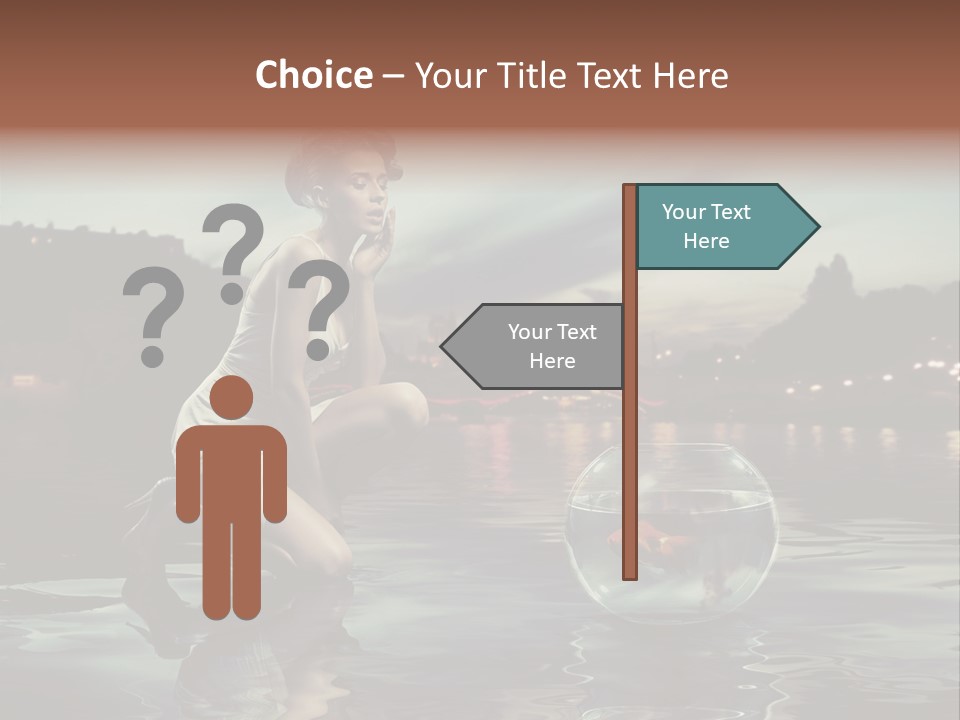 Nature Model Beach PowerPoint Template