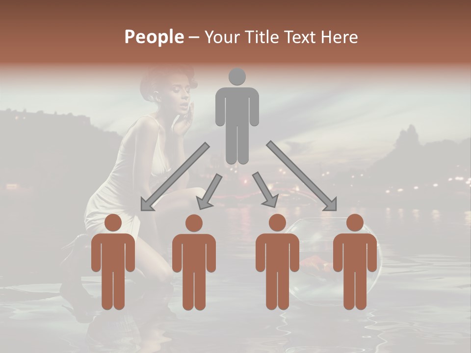 Nature Model Beach PowerPoint Template