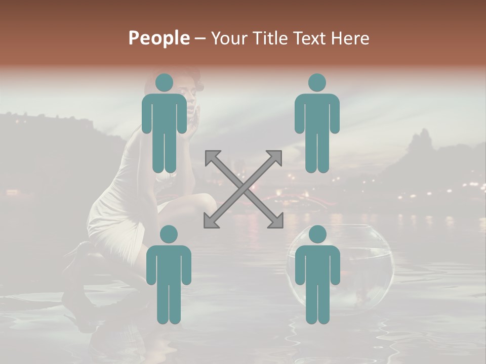 Nature Model Beach PowerPoint Template