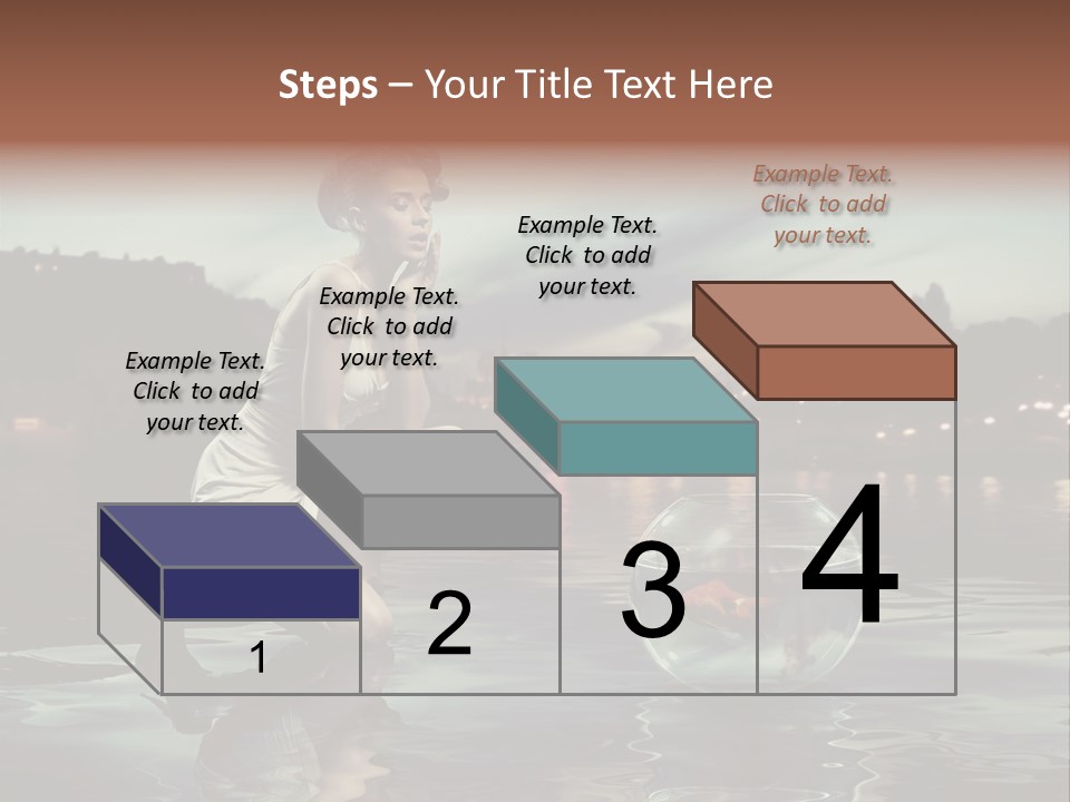 Nature Model Beach PowerPoint Template