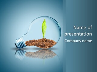 Ecology Power Sustainable PowerPoint Template