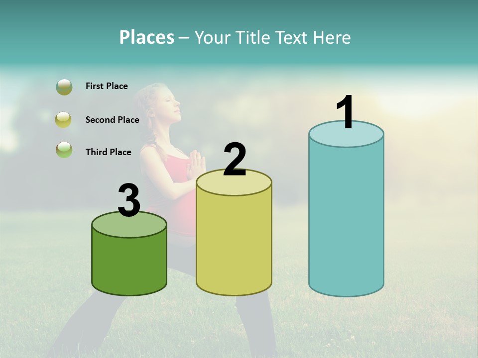 Parenthood Relaxing Yoga PowerPoint Template