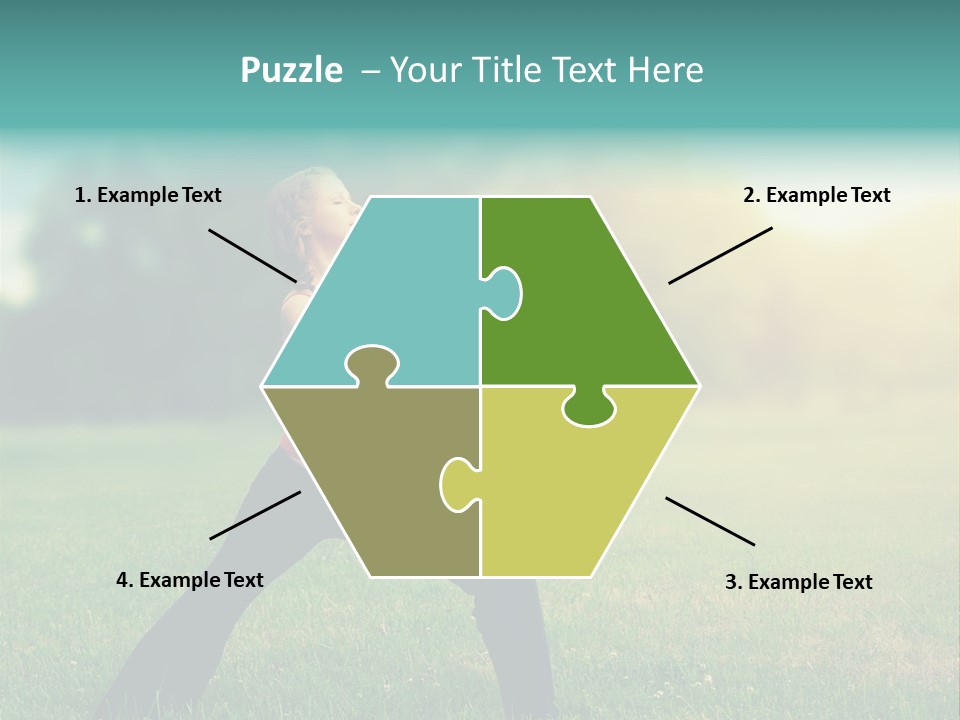 Parenthood Relaxing Yoga PowerPoint Template