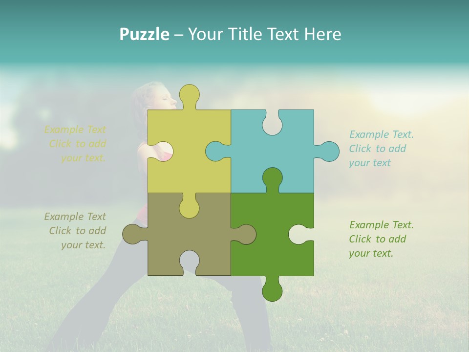 Parenthood Relaxing Yoga PowerPoint Template