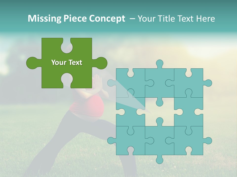 Parenthood Relaxing Yoga PowerPoint Template