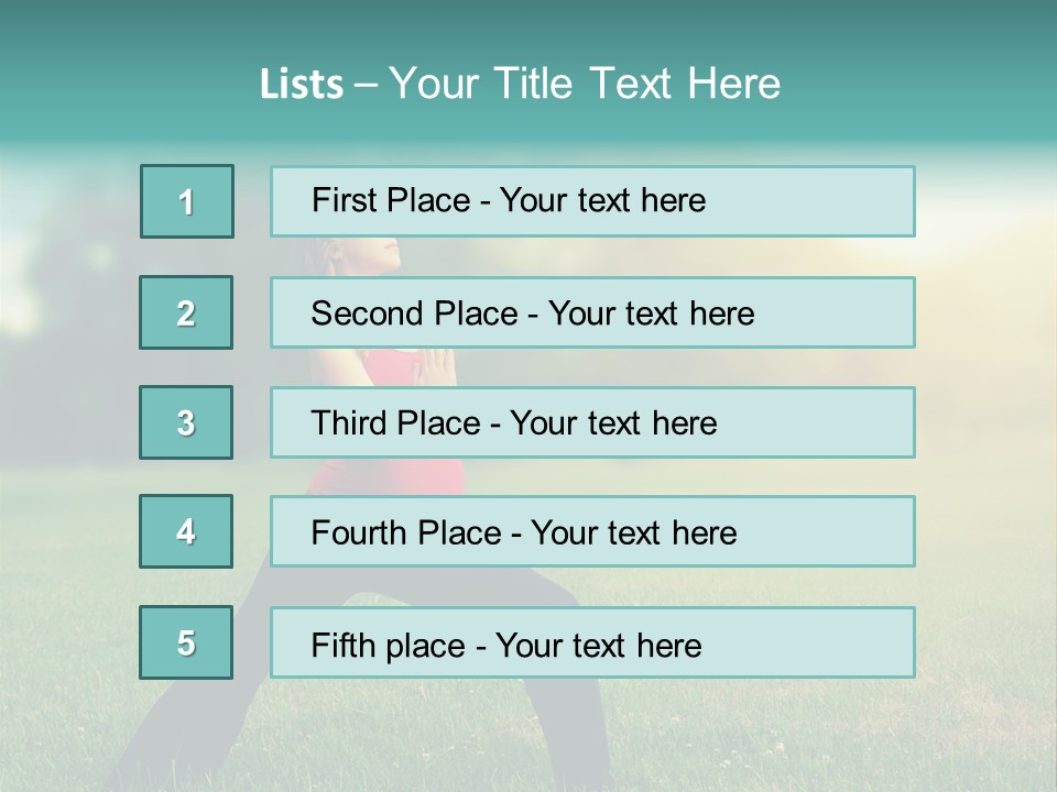Parenthood Relaxing Yoga PowerPoint Template