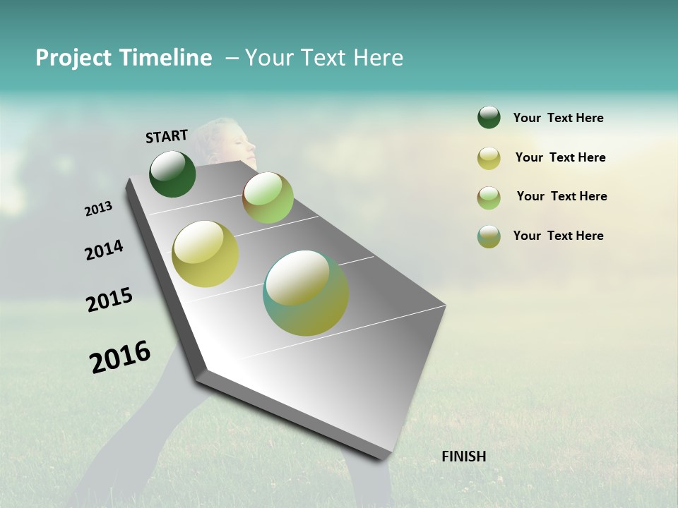Parenthood Relaxing Yoga PowerPoint Template