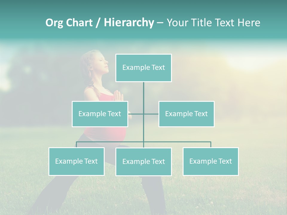 Parenthood Relaxing Yoga PowerPoint Template