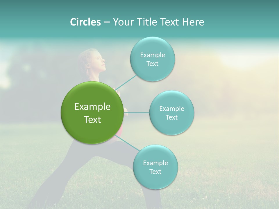 Parenthood Relaxing Yoga PowerPoint Template