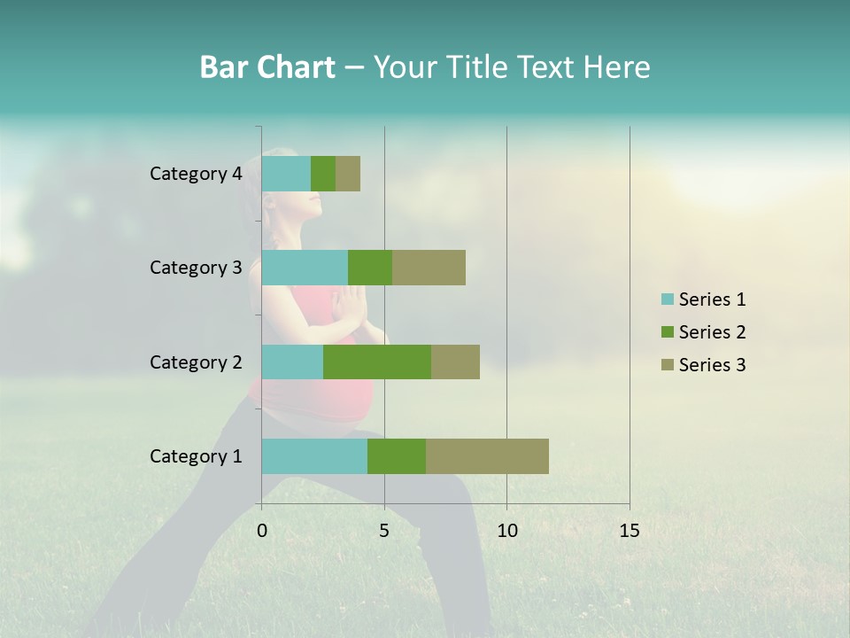 Parenthood Relaxing Yoga PowerPoint Template