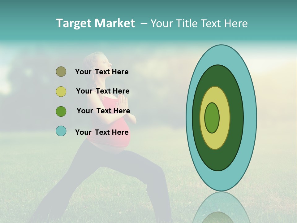 Parenthood Relaxing Yoga PowerPoint Template