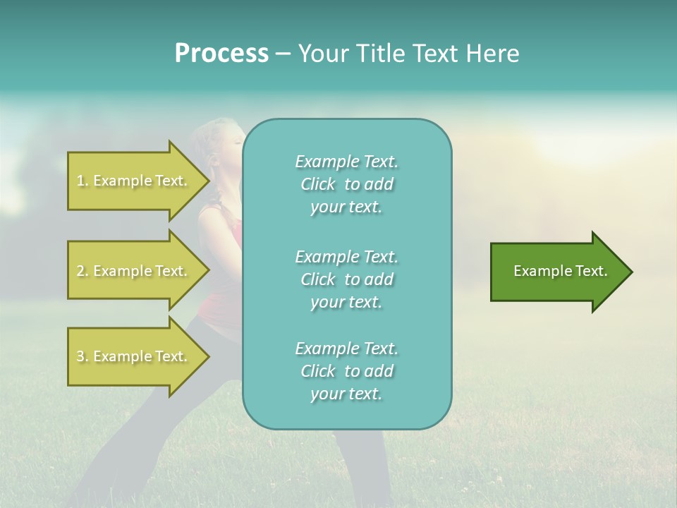 Parenthood Relaxing Yoga PowerPoint Template