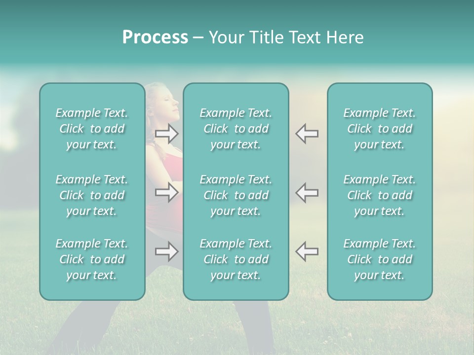 Parenthood Relaxing Yoga PowerPoint Template