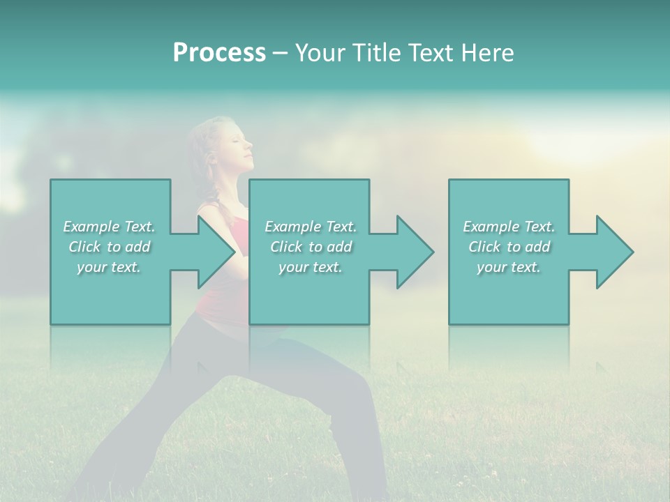 Parenthood Relaxing Yoga PowerPoint Template