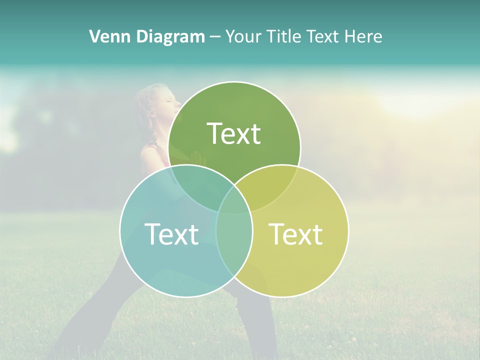 Parenthood Relaxing Yoga PowerPoint Template