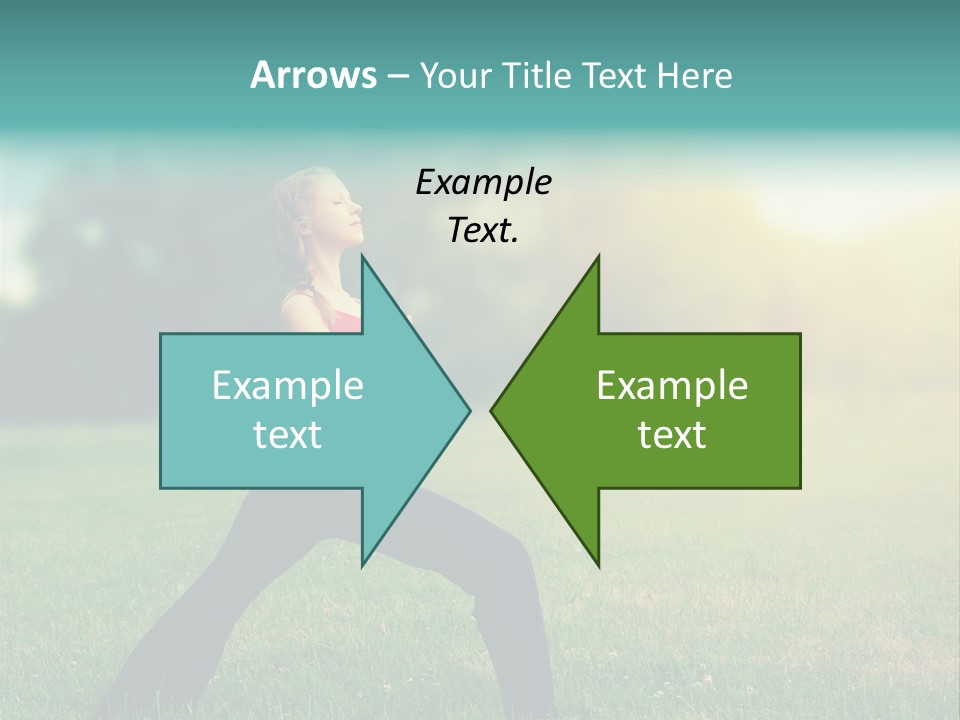 Parenthood Relaxing Yoga PowerPoint Template