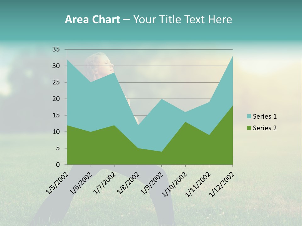 Parenthood Relaxing Yoga PowerPoint Template