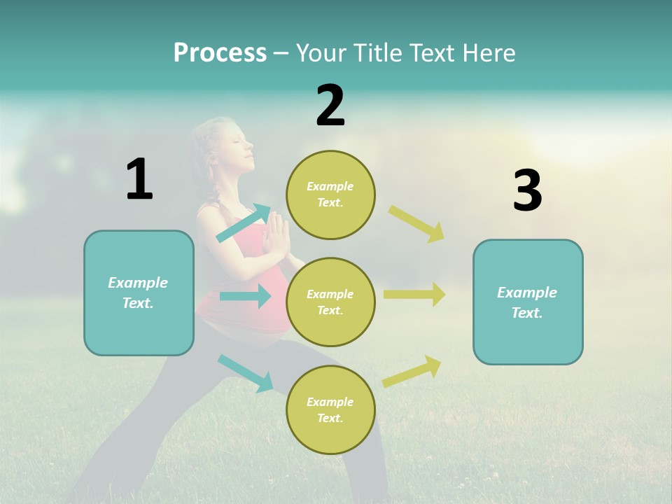 Parenthood Relaxing Yoga PowerPoint Template